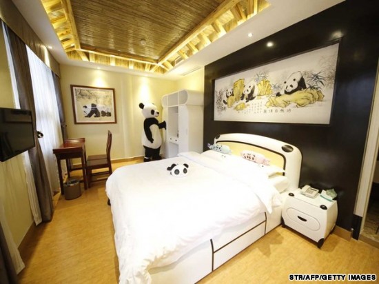 Панда-отель в Китае