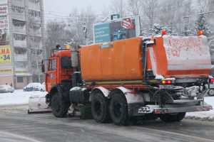 Улицы Ульяновска очищаются от снега
