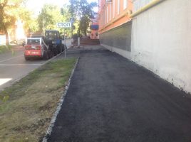 Сегодня в Ульяновске идёт текущий ремонт четырёх тротуаров